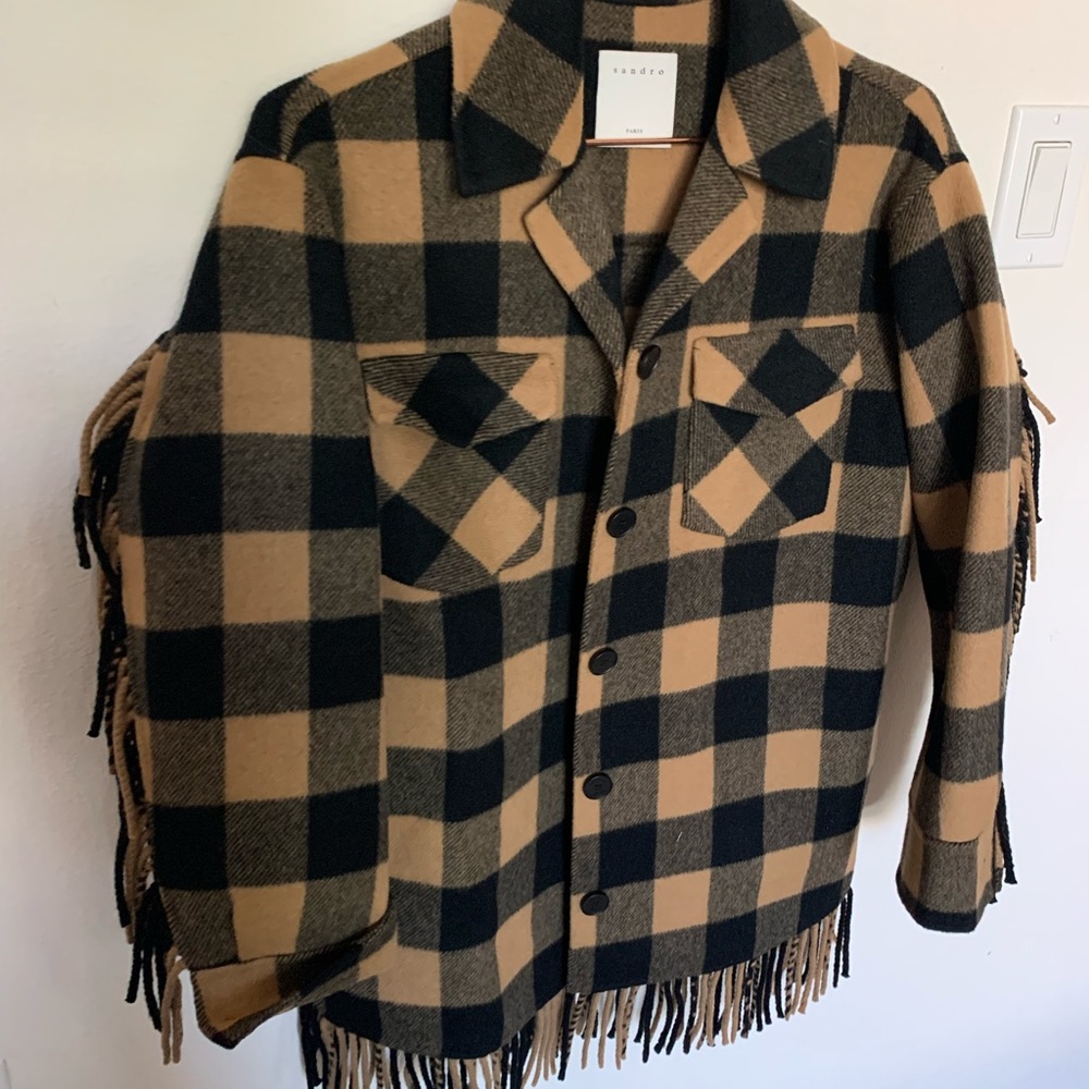 Sandro fringe jacket